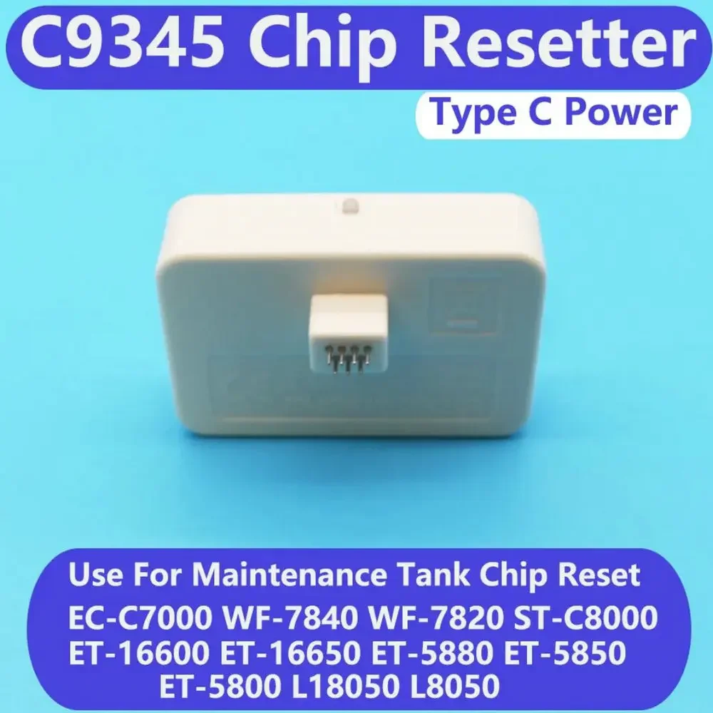 L18050 L8050 Сброс коробки обслуживания C9345 для Epson Чип сброса бака принтера L8188 8550 16600
