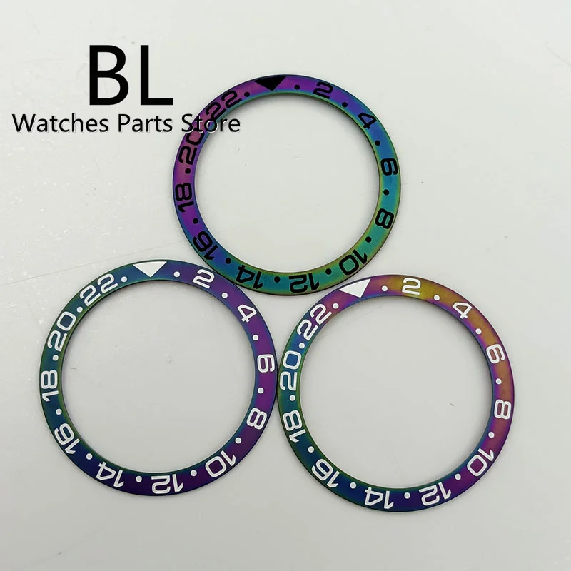 

BL 30.5mm*38mm Watch Bezel Muticolor Insert Fit 39mm 40mm 41mm 43mm Watch Case For Men's Automatic Watch