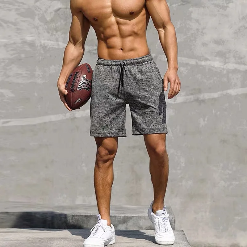 

2023 new solid color shorts men's casual jogging sports shorts summer men's running loose shorts retro shorts