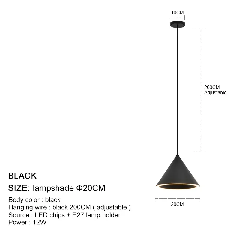

Подвесной светильник OKUDO LED черного цвета