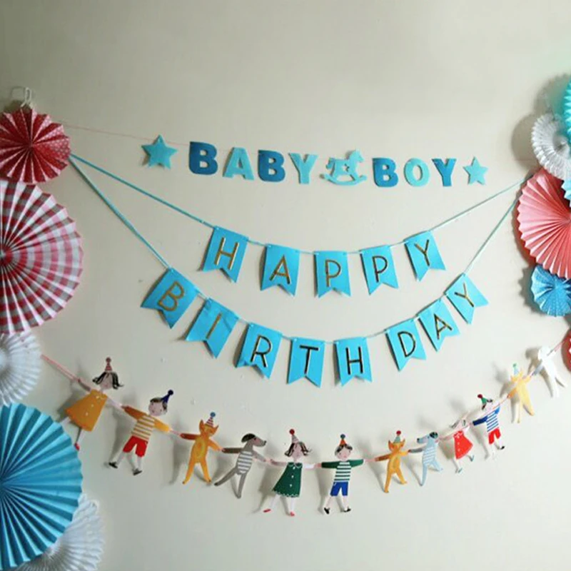 

14cm Animal Triangle Balloon Flag Banner Garlands Birthday Bunting Baby Shower Wedding Garland Flags Decoration Supplies