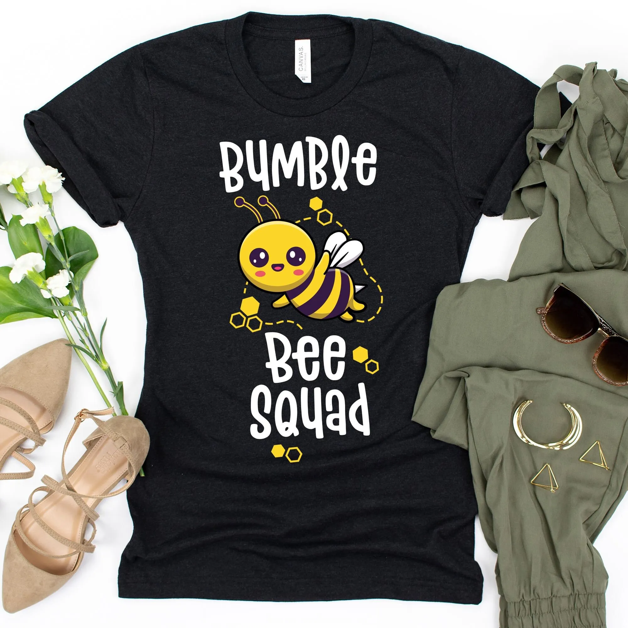 Футболка Bumble Bee Squad Honey Matching Family Crew Bumblebee Team для именинницы