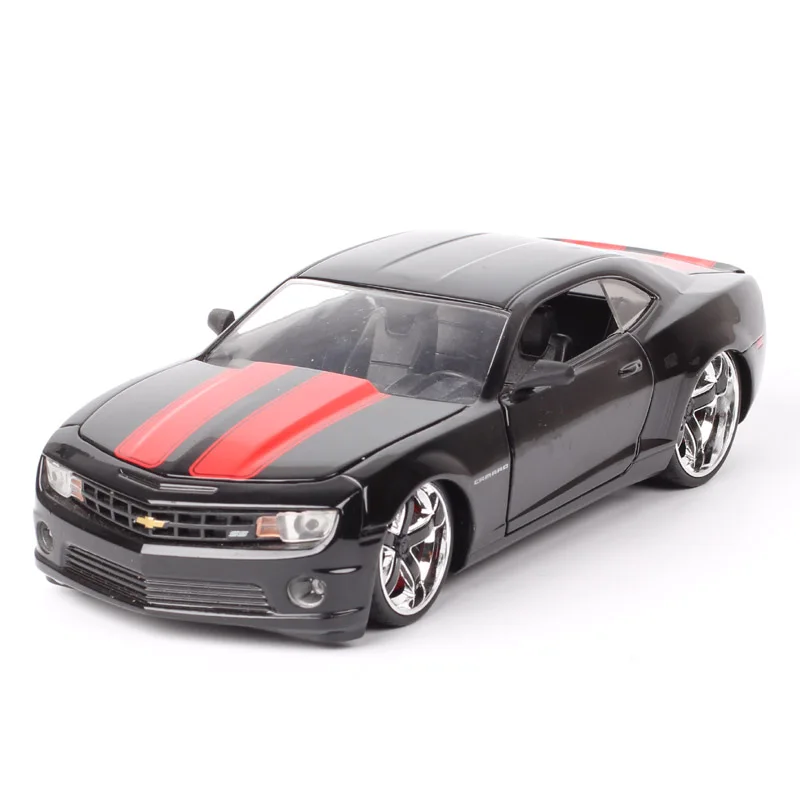 

1/24 Jada 2010 Chevrolet Camaro SS Car Model Scale Diecast Vehicles Metal Muscle Sports Cars Gift For Childrens Black Replicas