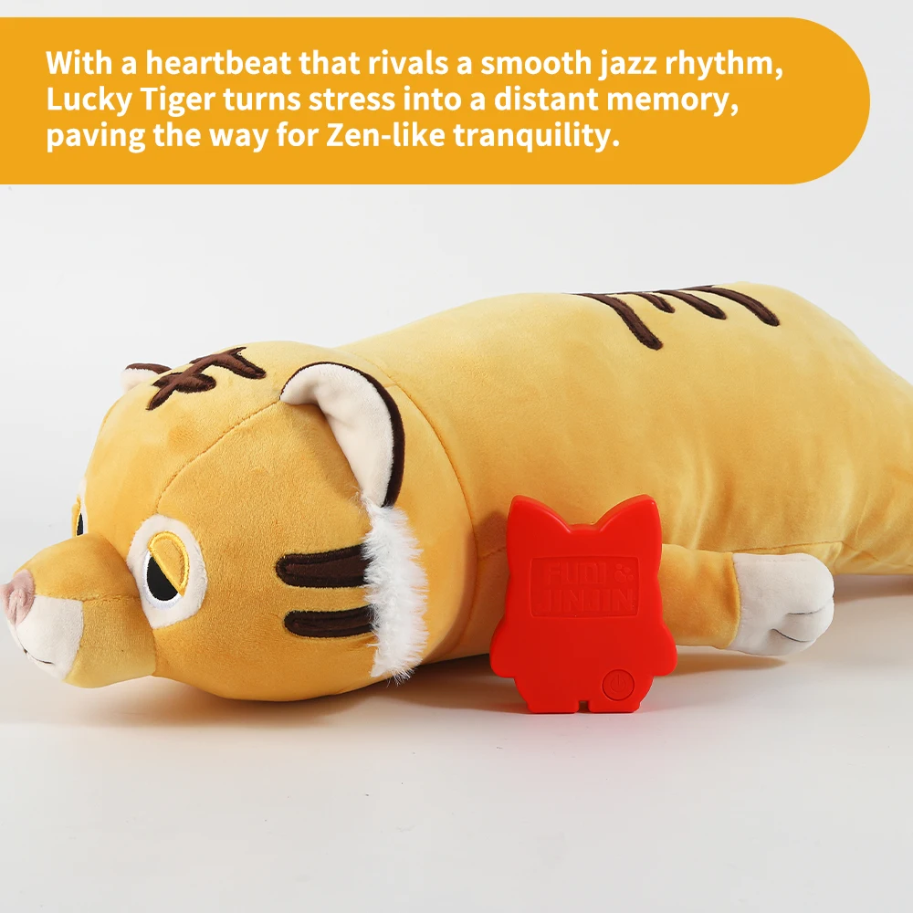 Полная игрушка для собаки Lucky Tigers Heart плюшевая пушистая щенка успокаивающая