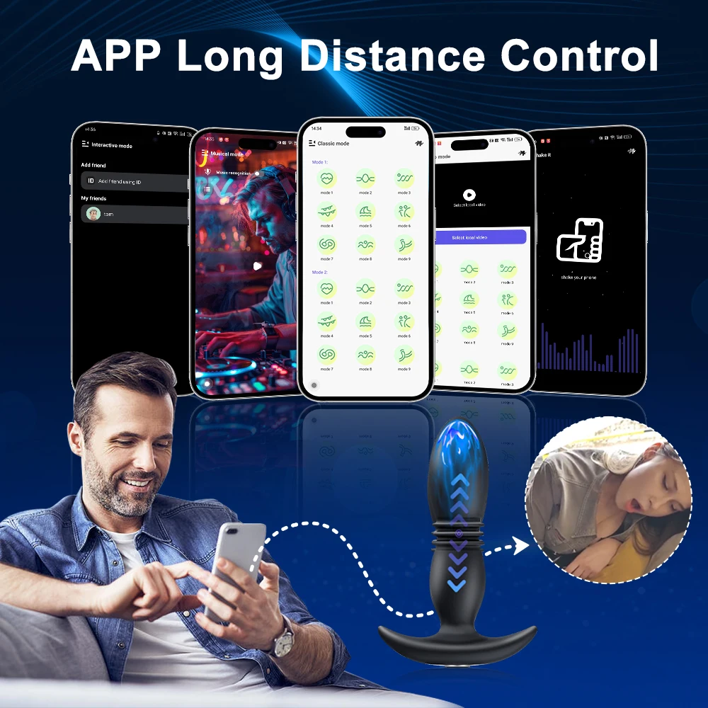 Телескопический вращающийся вибратор для мужчин и женщин анальные игры с