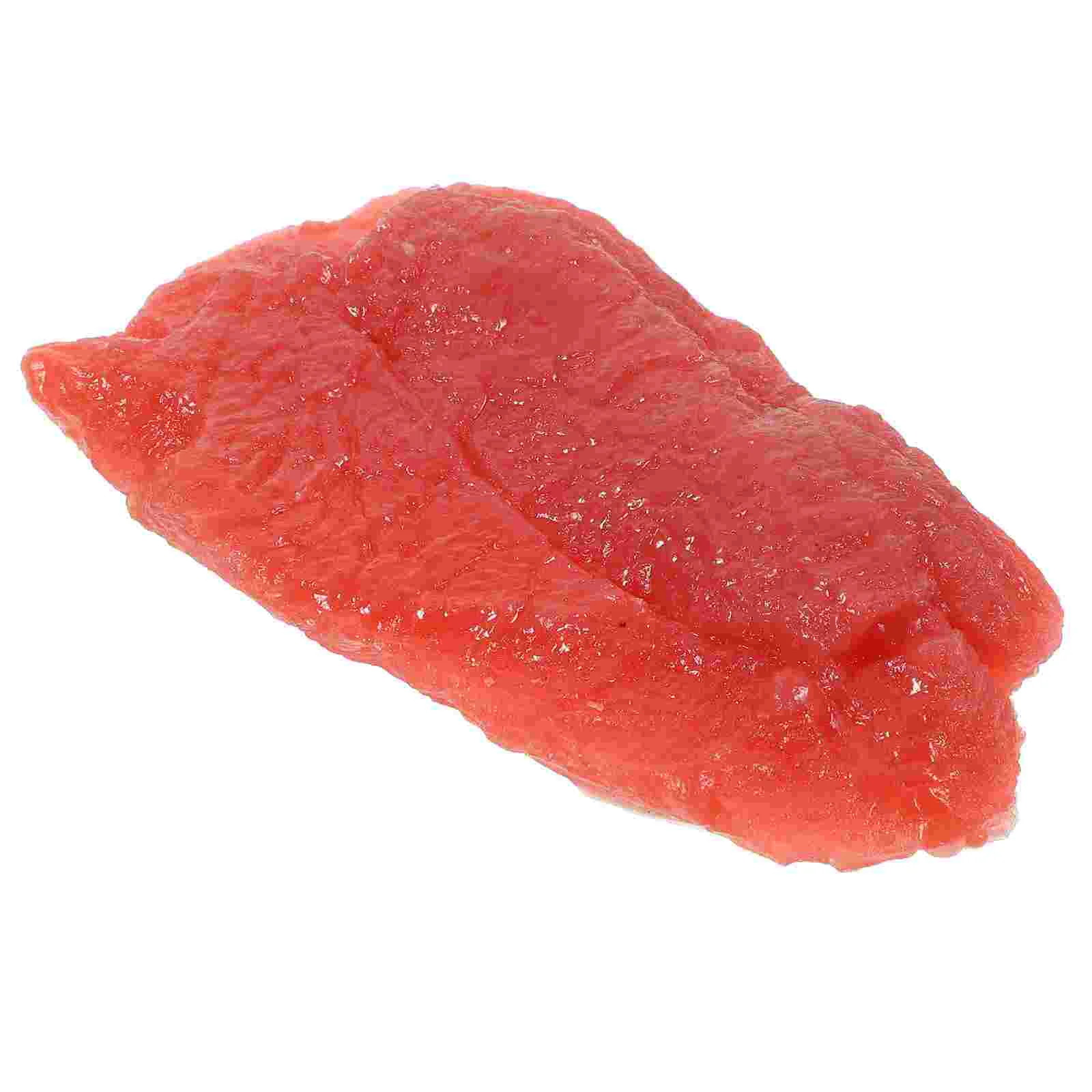 

Fake Pork Slice Model Artificial Slice Pork Model Artificial Food Model Pretend Kitchen Toy