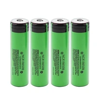 100 new original 18650 battery 3400mah 3 7v lithium battery for ncr18650b 3400mah suitable for flashlight for battery pointed