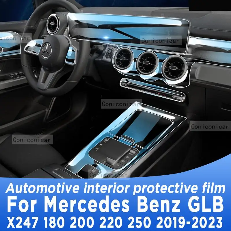 

Для Mercedes Benz GLB X247 220 250 2019-2023 панельная коробка передач навигация автомобильный внутренний экран защитная пленка против царапин