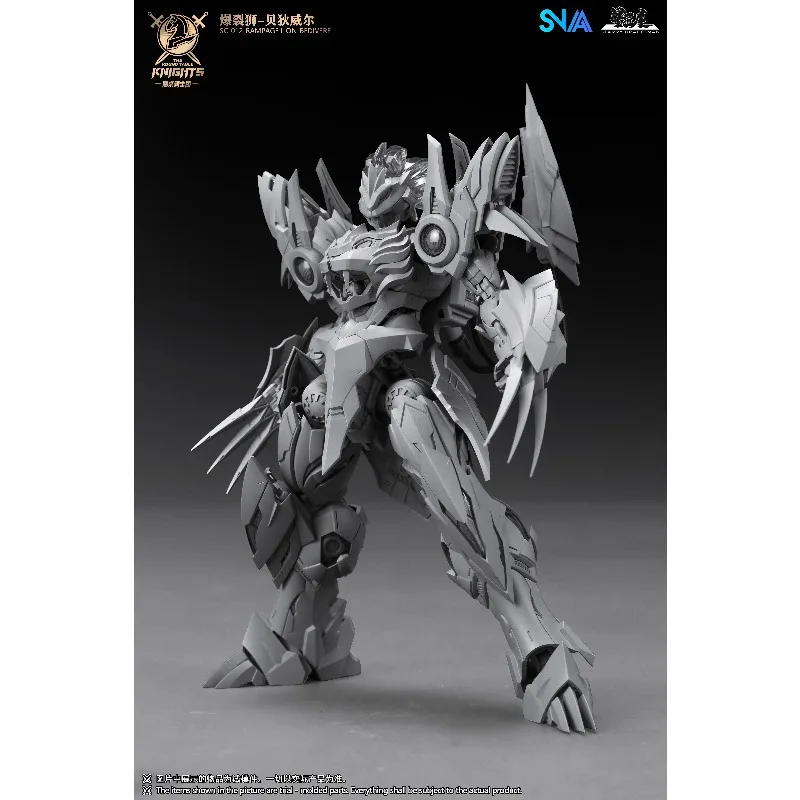 Фото Оригинальный набор для сборки меха SNAA SC-012 Bedivere Burst Lion в масштабе 1/144, серия Round Table Knights, коллекционная модель, подарок, украшение. №5