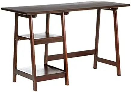 

Spacious A Frame 2 Fixed Shelves Desk, Espresso Black tray Rattan tray Wood tray Baloondog tray Wood food trays for serving Glas