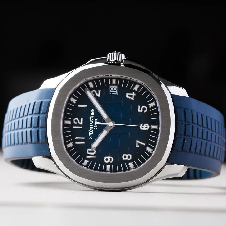 

Часы наручные мужские автоматические, спортивные брендовые роскошные механические светящиеся с сапфировым стеклом из нержавеющей стали