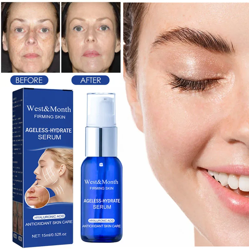 

Instant Wrinkle Remover Serum Lift Firming Fade Fine Lines Anti-aging Collagen Face Essence Whitening Brighten Nourish Skin Care