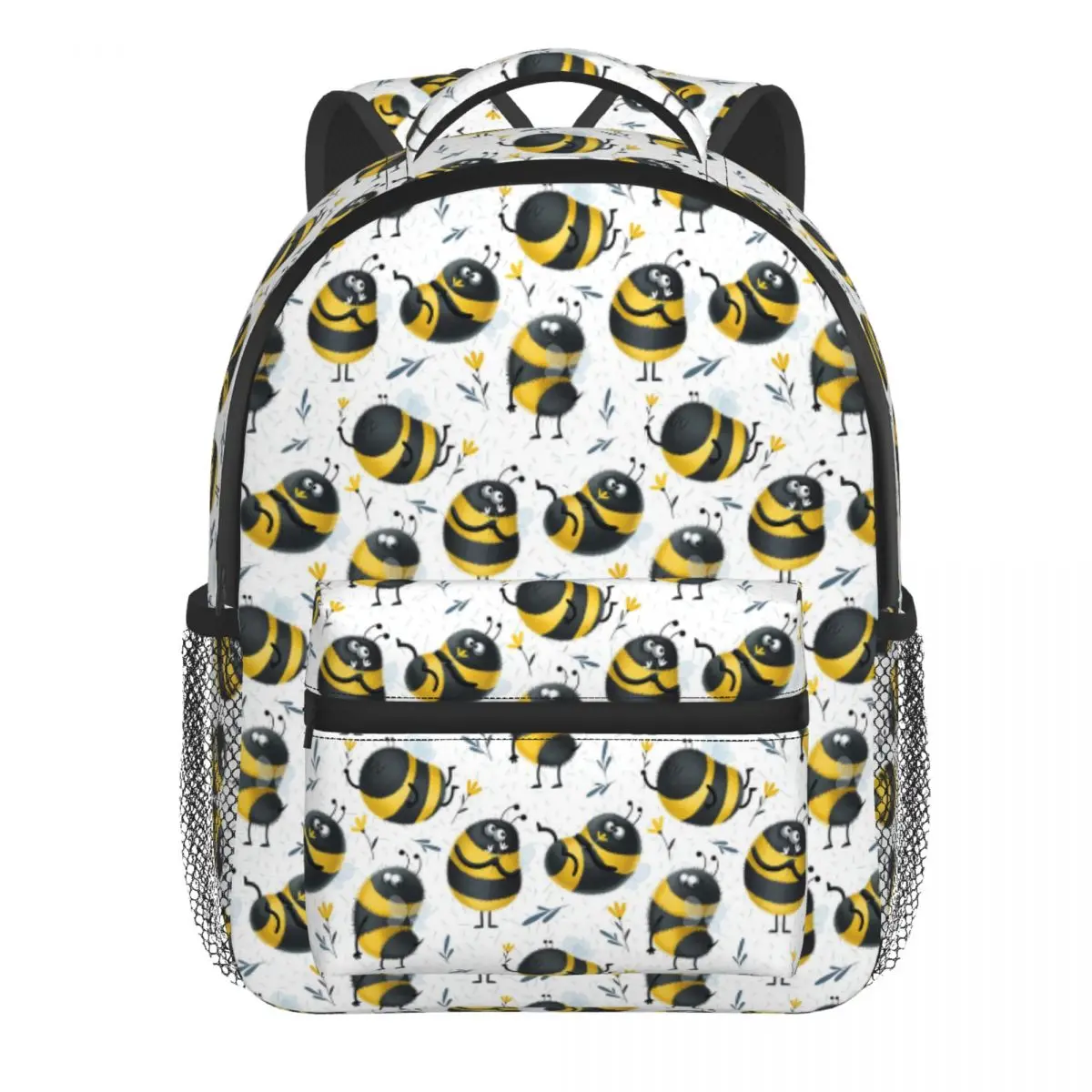 2022 Children Backpack Toddler Kids School Bag Cute Bees Pattern Kindergarten Bag for Girl Boys