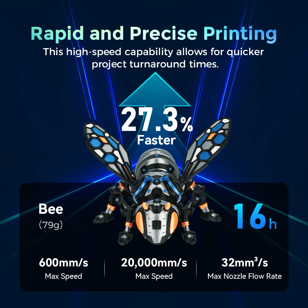 FLASHFORGE AD5X 3d-принтер Многоцветная печать Интеллектуальная система нити