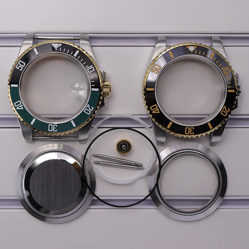Корпус NH35 40 мм мужские часы для дайвинга аксессуары Seiko NH34 NH36 NH38 4R36 Miyota 8215 ETA 2824
