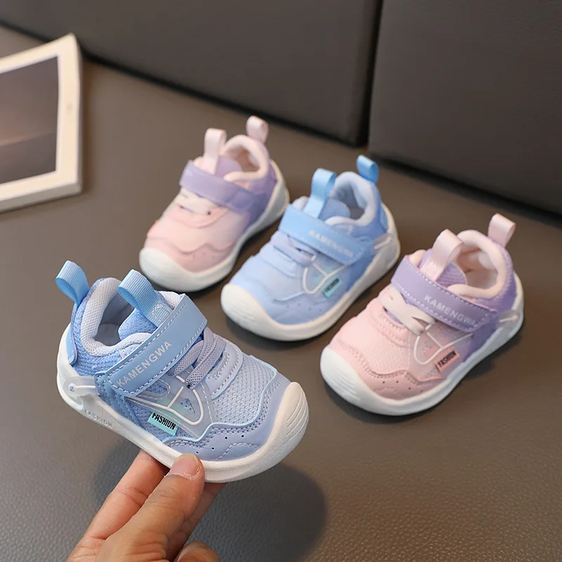 

Spring Autumn Babys Casual Sneakers Kids Mesh Upper Breathable Casual Sports Shoes Boys and Girls Soft Sole Anti Slip All-match