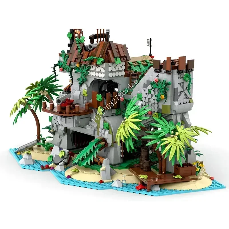 2979 шт. MOC Pirate Barracuda Bay Series Forbidden Island Building Block Технические кирпичи DIY Сборка