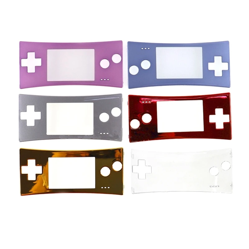 Replacement Front Housing for shell for CASE for Game Boy MICRO for GBM Game Console Front Faceplate Cover for CASE Repa