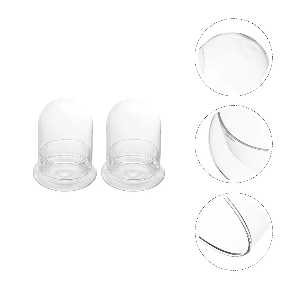 

Dome Display Jar Bell Terrarium Cloche Cover Flower Landscape Clear Bottle Planter Casecake Vase Microhydroponics Decorative