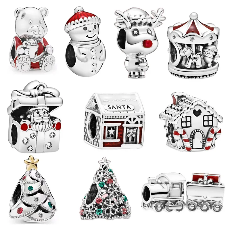 

Женские браслеты из серебра 100% пробы, с Шармами