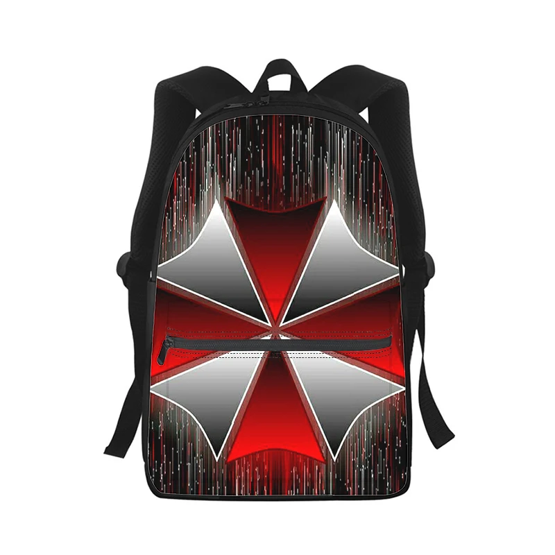 Umbrella Corporation Men Women Backpack 3D Print Fashion Student School Bag Laptop Backpack Kids Travel Shoulder Bag