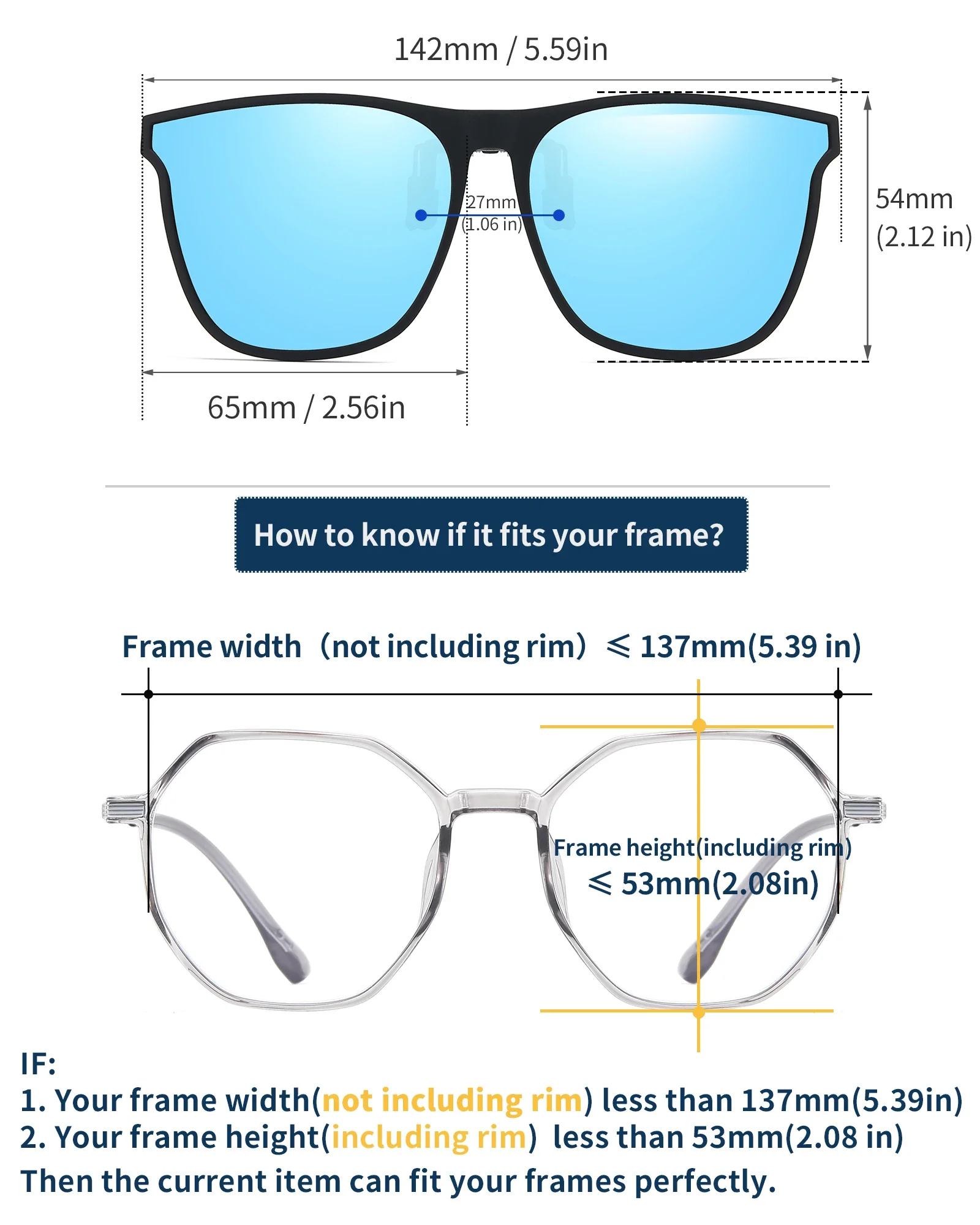 Солнцезащитные очки VEITHDIA поляризационные без оправы с клипсой для рыбалки улицы