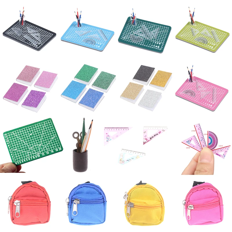 Blackboard Glasses Cutting Mat Model Pretend Play Toy