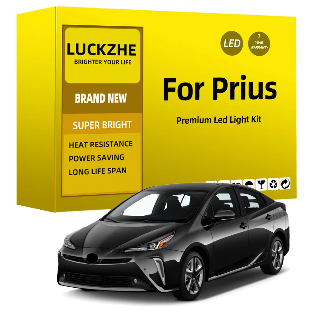 

LED Interior Light Bulb Kit For Toyota Prius 2001-2020 Car LED Reading Map Dome Trunk Vehicle Lamp Canbus Error Free 100%