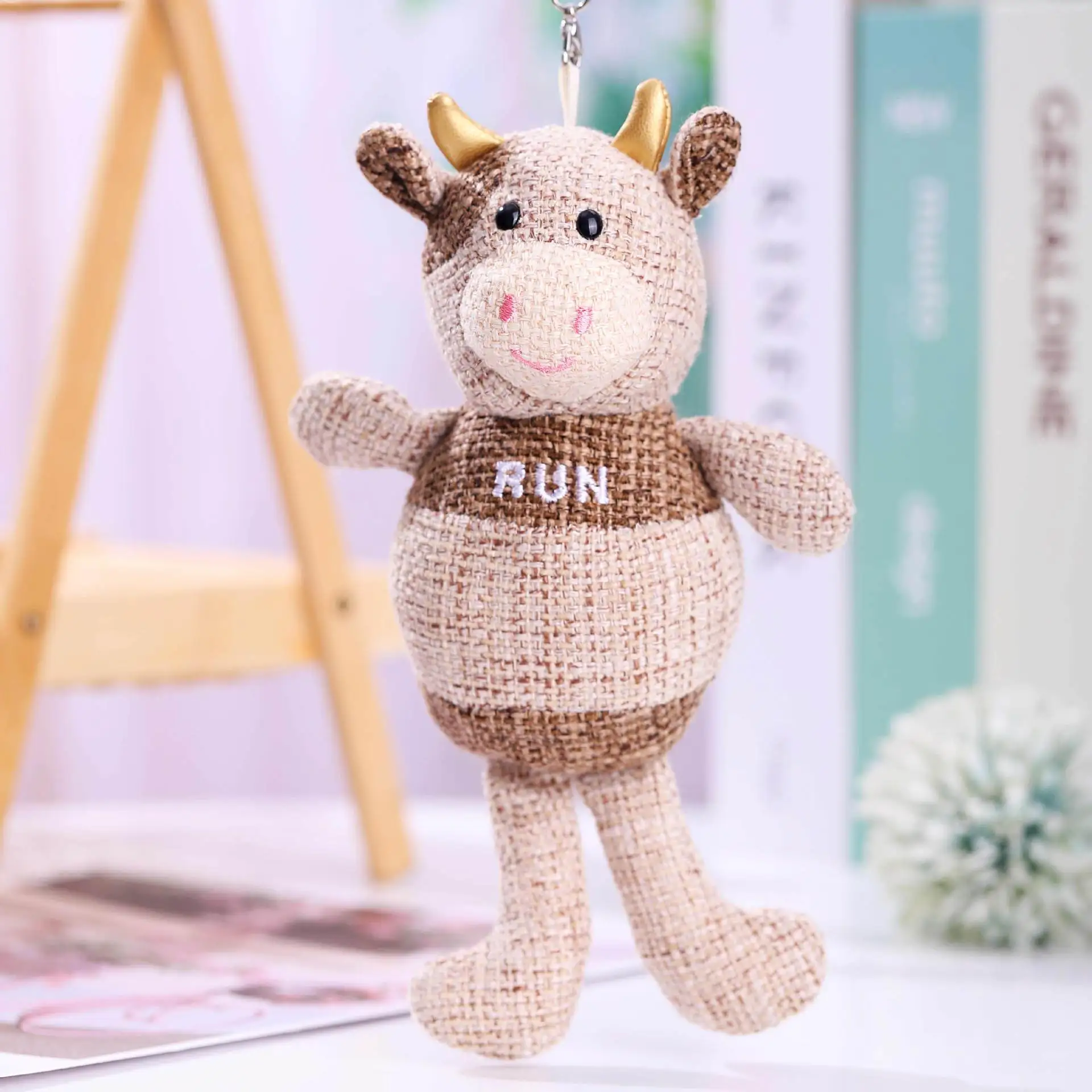 Новинка милая плюшевая игрушка медведь обезьяна свинка кукла брелок подвеска из