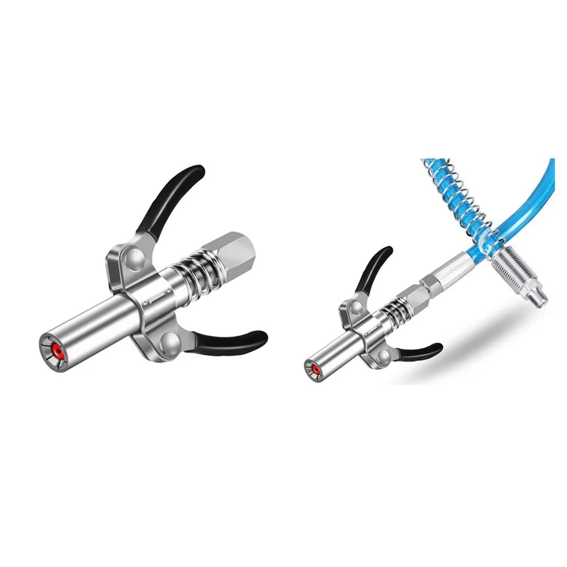 

Смазочный соединитель, внешняя передача, сверхмощный быстроразъемный смазочный соединитель, 10000psi, два пресса, аксессуары