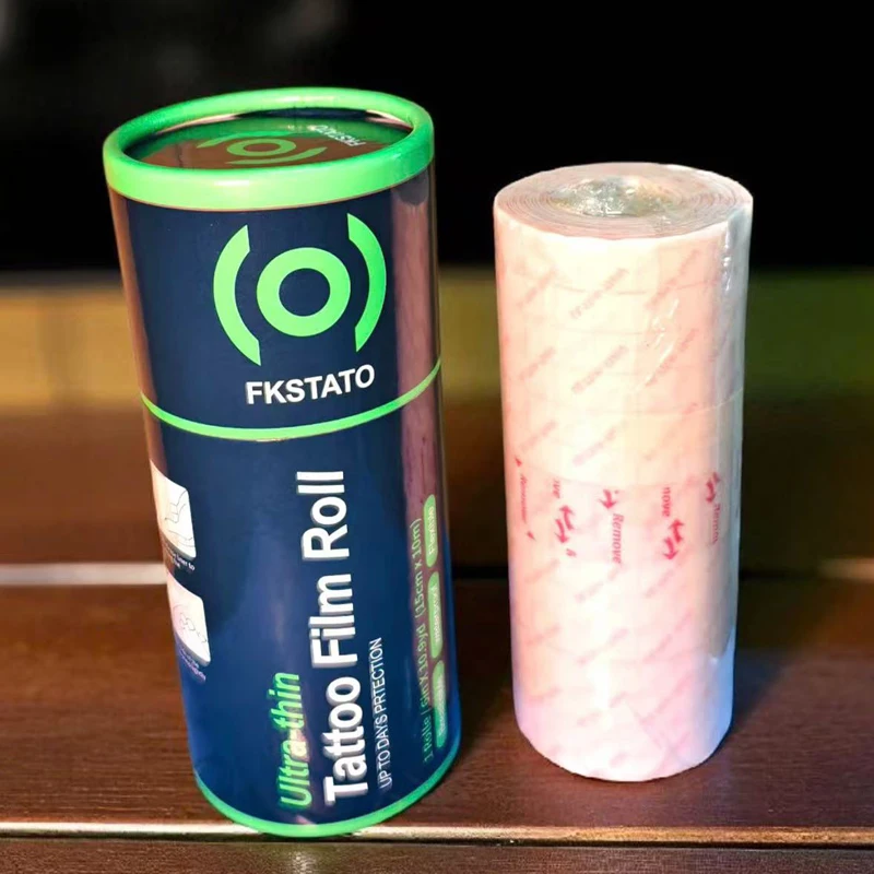 Фото Наборы водонепроницаемой пленки FKS Premium Derm Shield для ухода за татуировками: защитные пластыри для заживления кожи, восстанавливающие повязки для тату. №1