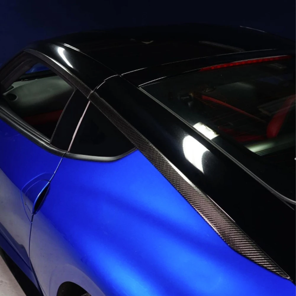 Фото Крышка окна из углеродного волокна, подходит для Nissan Z 400Z RZ34 Fairlady Z (2023+), уплотнительная лента для окна, уплотнительный ремень для окна №5