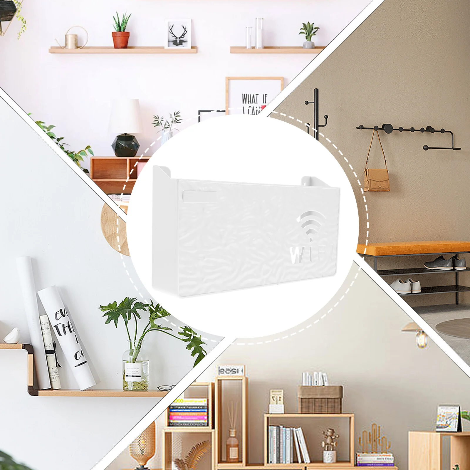 

Book Box Router Wall Mount Holder Security Monitor Bracket