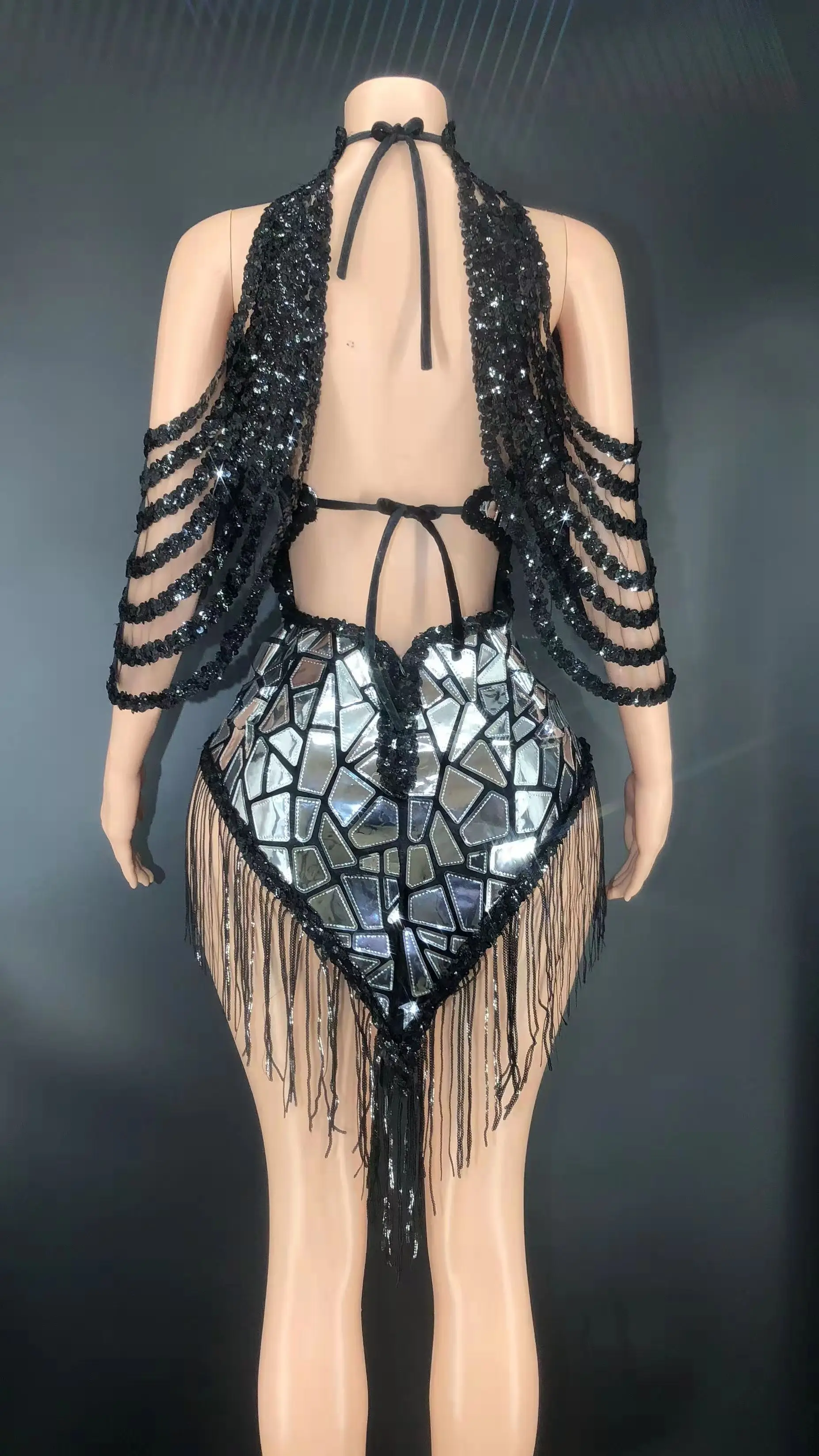 Черная сценическая одежда для ночного выхода сценический наряд Drag Queen 2022
