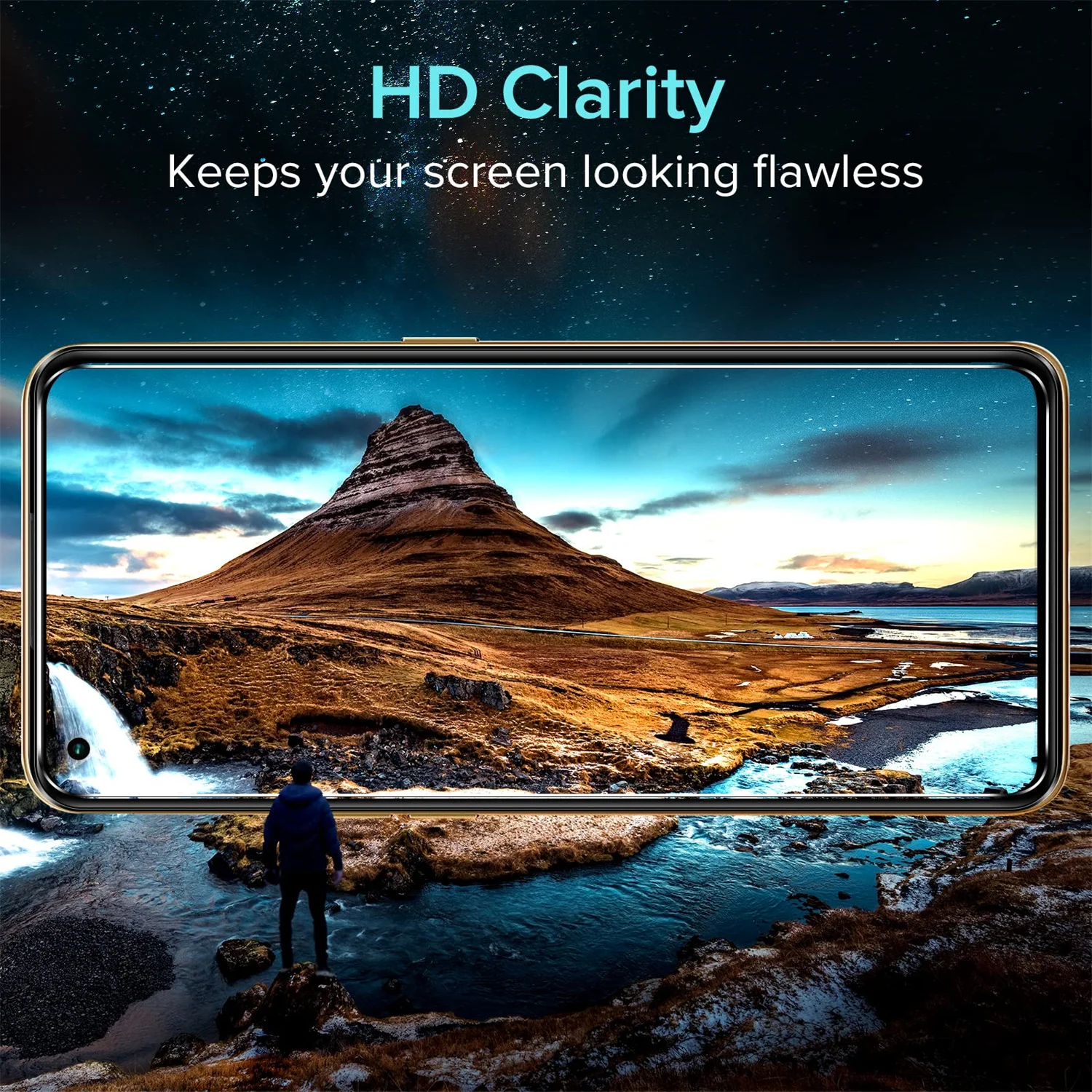 Защита экрана для OPPO K9 закаленное стекло из алюминия HD Кристалл 9H