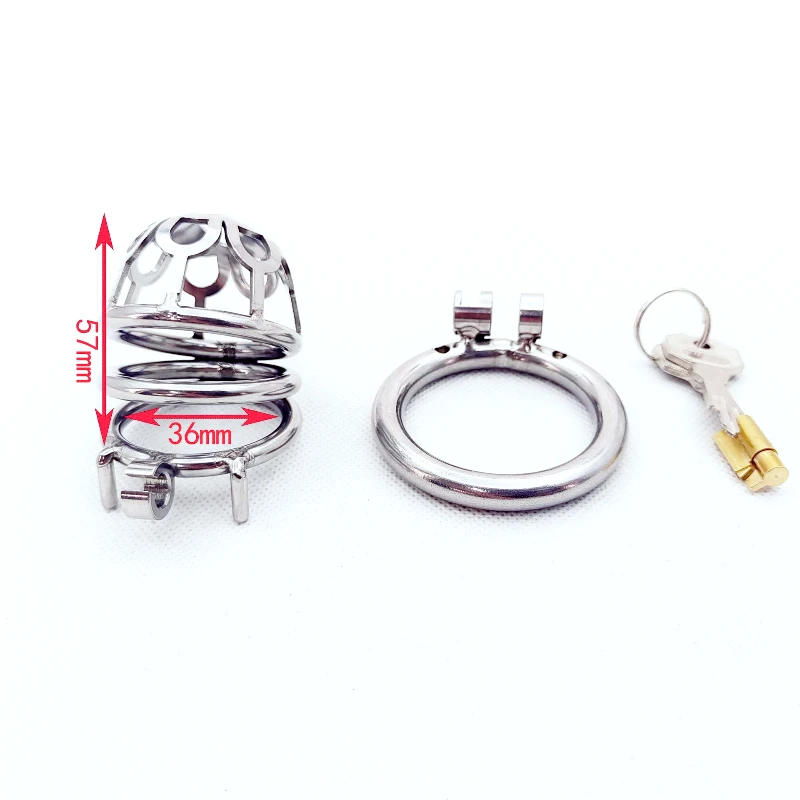 Мужское бондажное устройство из нержавеющей стали с изображением скелета и