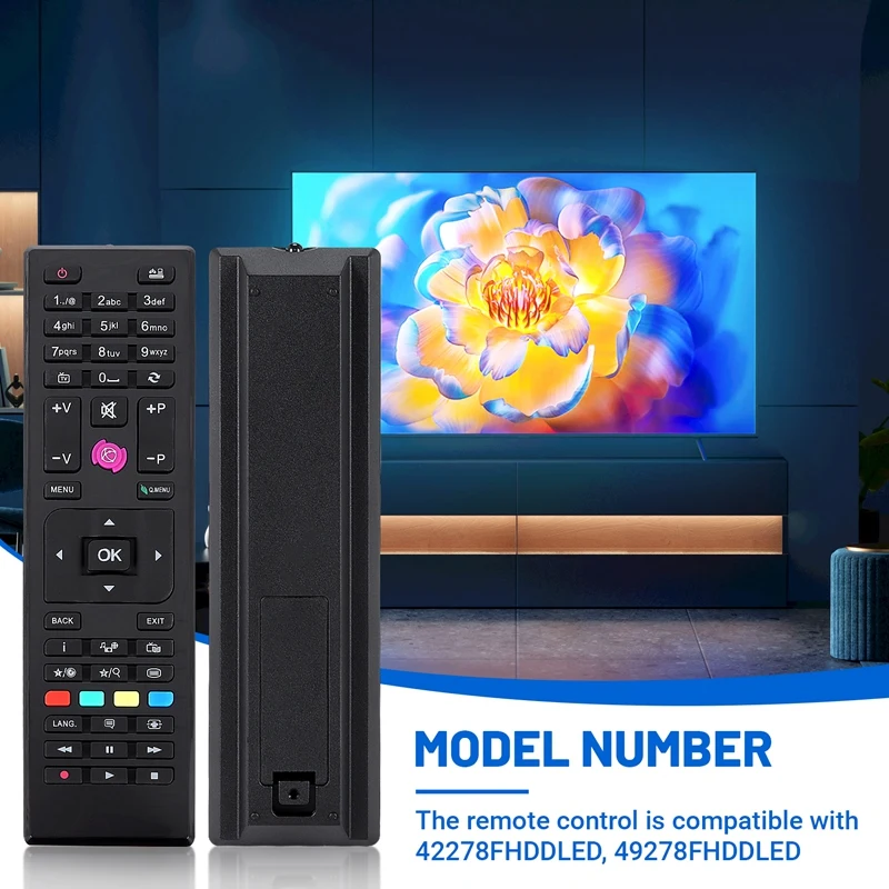Замена пульта дистанционного управления RC4875 подходит для JVC Telefunken LED TV TE32182B301C10