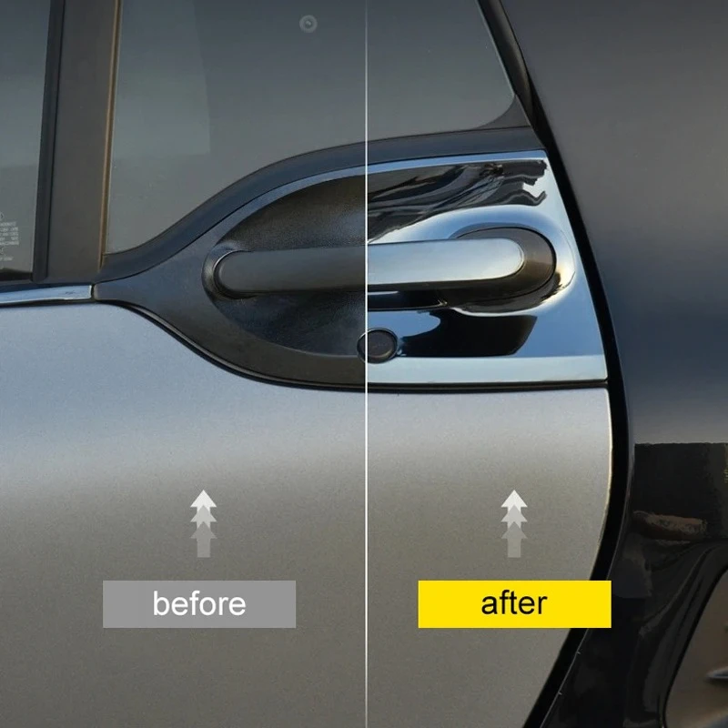 Фото Дверная ручка автомобиля, защитная чаша, наклейки на отделку для Smart Fortwo 453 2018-2020, защита от царапин №3