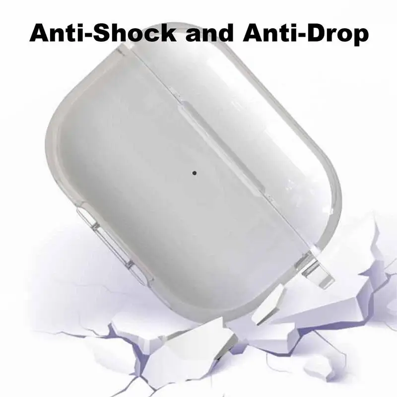 

Прозрачный чехол для Apple Pro2 2022, новый защитный чехол, ТПУ чехол для Pro 2, Прозрачный чехол для наушников, чехол для Apple Pro 2