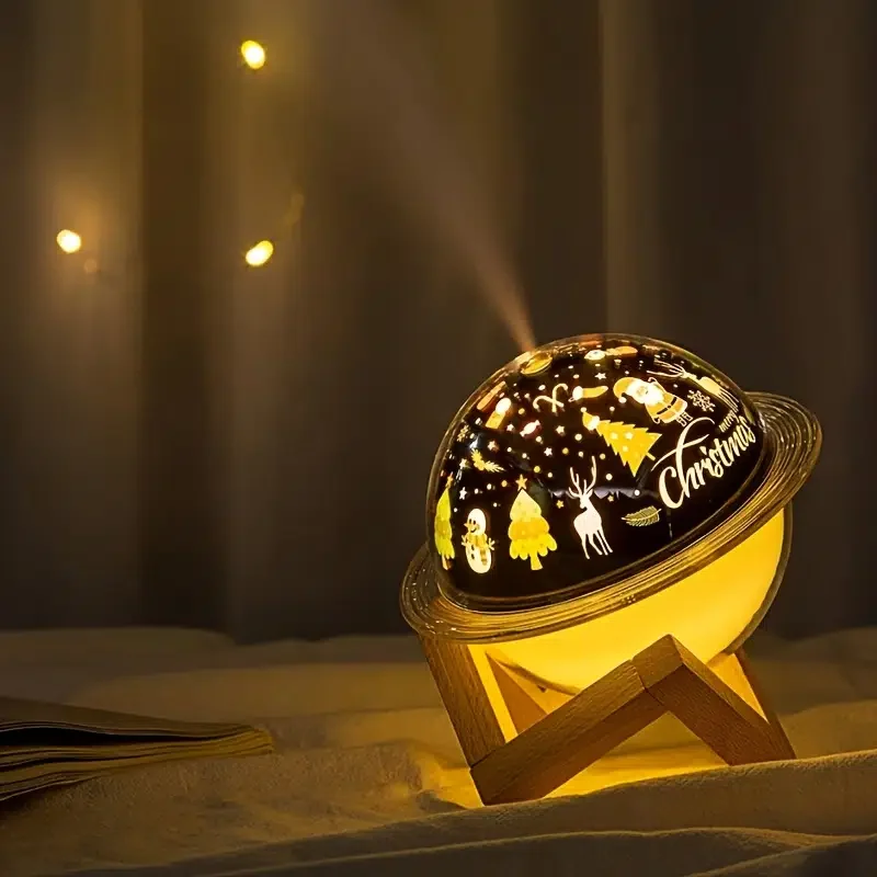 

Увлажнитель воздуха в виде планеты, ночсветильник с USB, освещение для спальни, рабочего стола, Луны, освещение, очиститель воздуха, освещение...