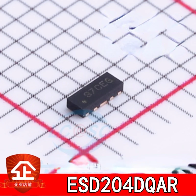 10 шт., новые и оригинальные модели ESD204DQAR USON-10, трафаретная печать: CEG ** CEG ESD ESD204DQAR USON-10 CEG