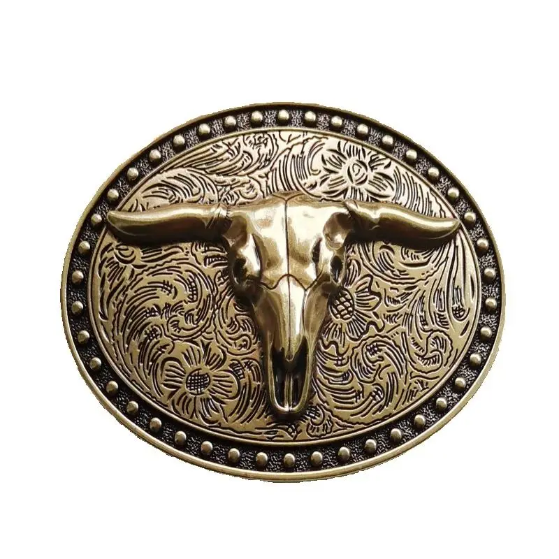 Пряжка ремня из сплава Bull Skull ковбойская пряжка Bullfighter в стиле вестерн подходит