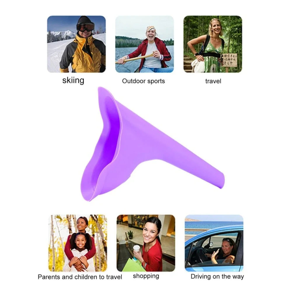 

Bottle Travel Outdoor Hiking Pee Funnel Car Stand Up Toilet For Ladies Portable Handle Woman Daily Universal Urination