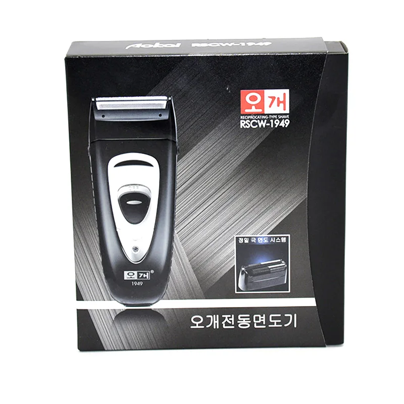 

RSCW-1949 2 Heads Electric Shaver Rechargeable Reciprocating Electronic Shaving Machine Rotary Hair Trimmer Men Face Care Razor