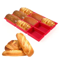 9 holes silicone molds bread baking pan mould tray chocolate cake dough pastry shaper bakery diy gadgets helper