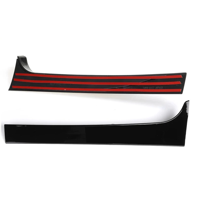 Глянцевый черный Задний боковой спойлер сплиттер для Teramont Atlas 2017 2018 2019 наклейка