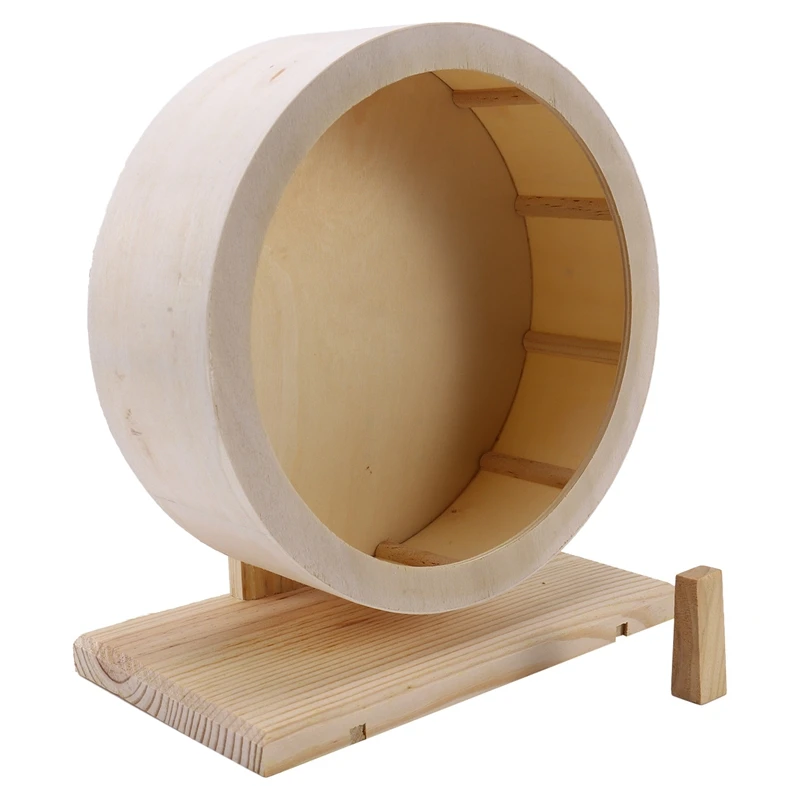 

Колесо для упражнений для хомяка, деревянное колесо для упражнений, натуральные инструменты для бега, для хомячков, гербилы, шиншиллы, маленькие милые животные