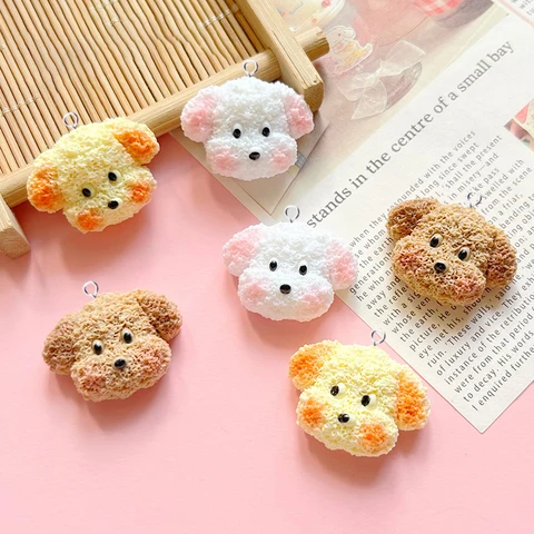 10 шт. шармов щенка и собаки из смолы