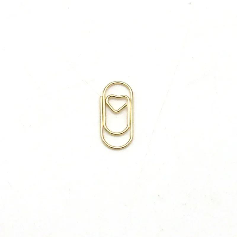 

Металлические сердечные зажимы для бумаги 50 шт.