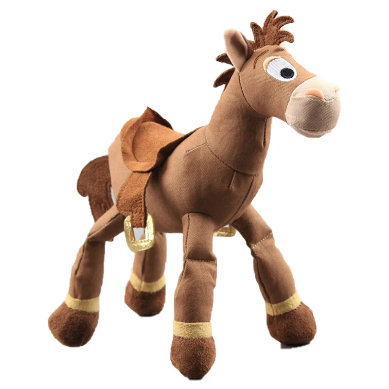 

25cm Cartoon Story Stuffed Animals Bullseye Cute Little Horse Model Doll Birthday Girl Baby Kids Gift For Children Plush Toys